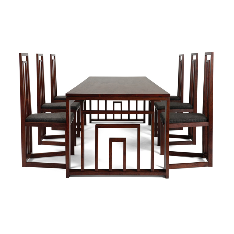 Red Gum dining table and chairs