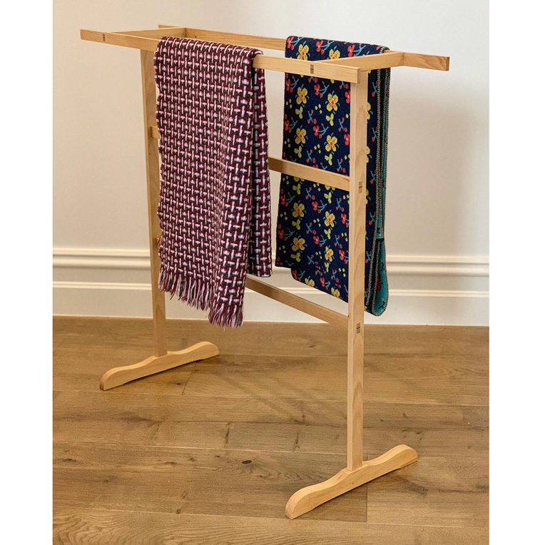 Shaker clothes rack made from Celery Top Pine
