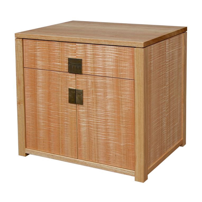 Ash bedside chest cabinet